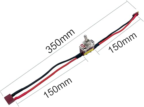 Miniatura 5 de Interruptor eléctrico de encendido y apagado de corriente grande con enchufe en T para RC modelo avión dron coche ESC batería