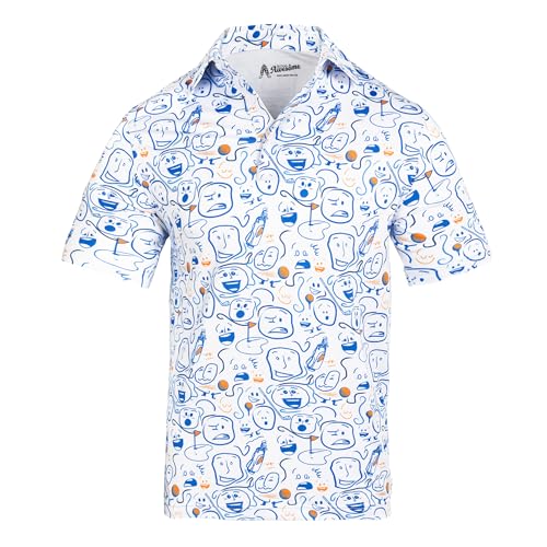 Image of Royal & Awesome Funny Golf Shirts for Men, Mens Golf Shirt, Crazy Golf Shirts for Men, Fun Golf Polos for Men, Mens Polo Golf
