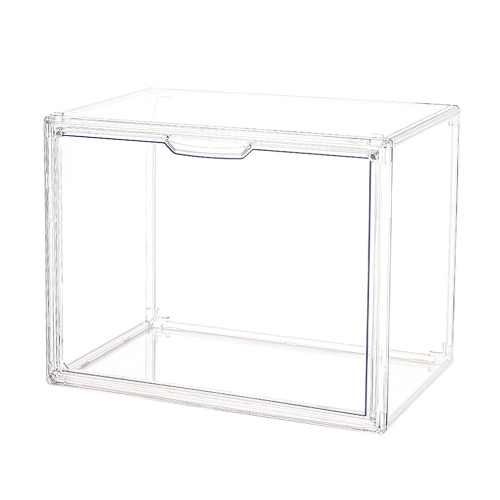 Large Clear Storage Box for Collectible Models and Toy Dustproof Clear Organizers Shelf Durability Simple Installation Action Figure Storage Box