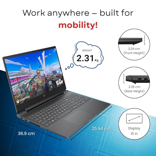 Image of HP Victus Gaming Laptop 16.1 inch FHD Display | Intel Core i5-14450HX | 16GB RAM | 512GB SSD | NVIDIA RTX 3050 4GB Graphics | Windows 11 Home | 1 Year Warranty (BH0R9PA)