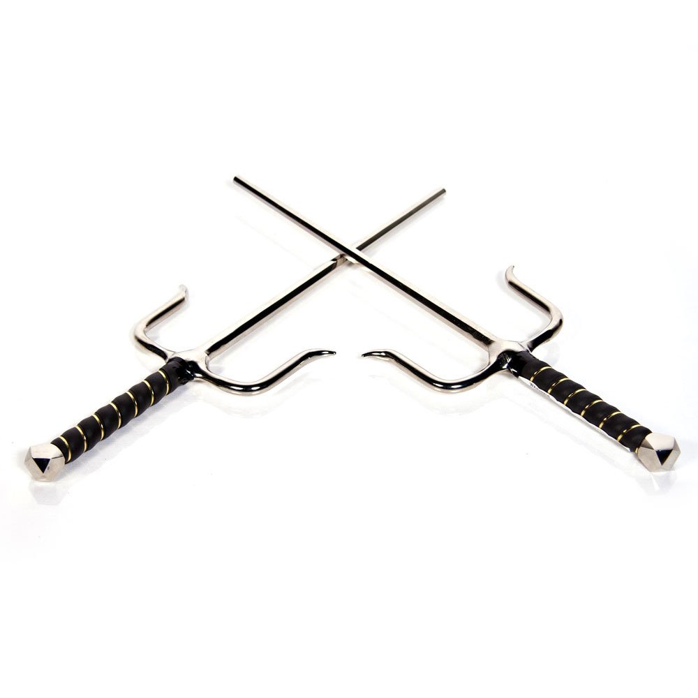 Tiger Claw Chrome Plated Octagon Sai - 18 Inch, 20 Inch