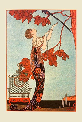 Amazon | BiblioArt Post Card Series ジョルジュ・バルビエ イラスト