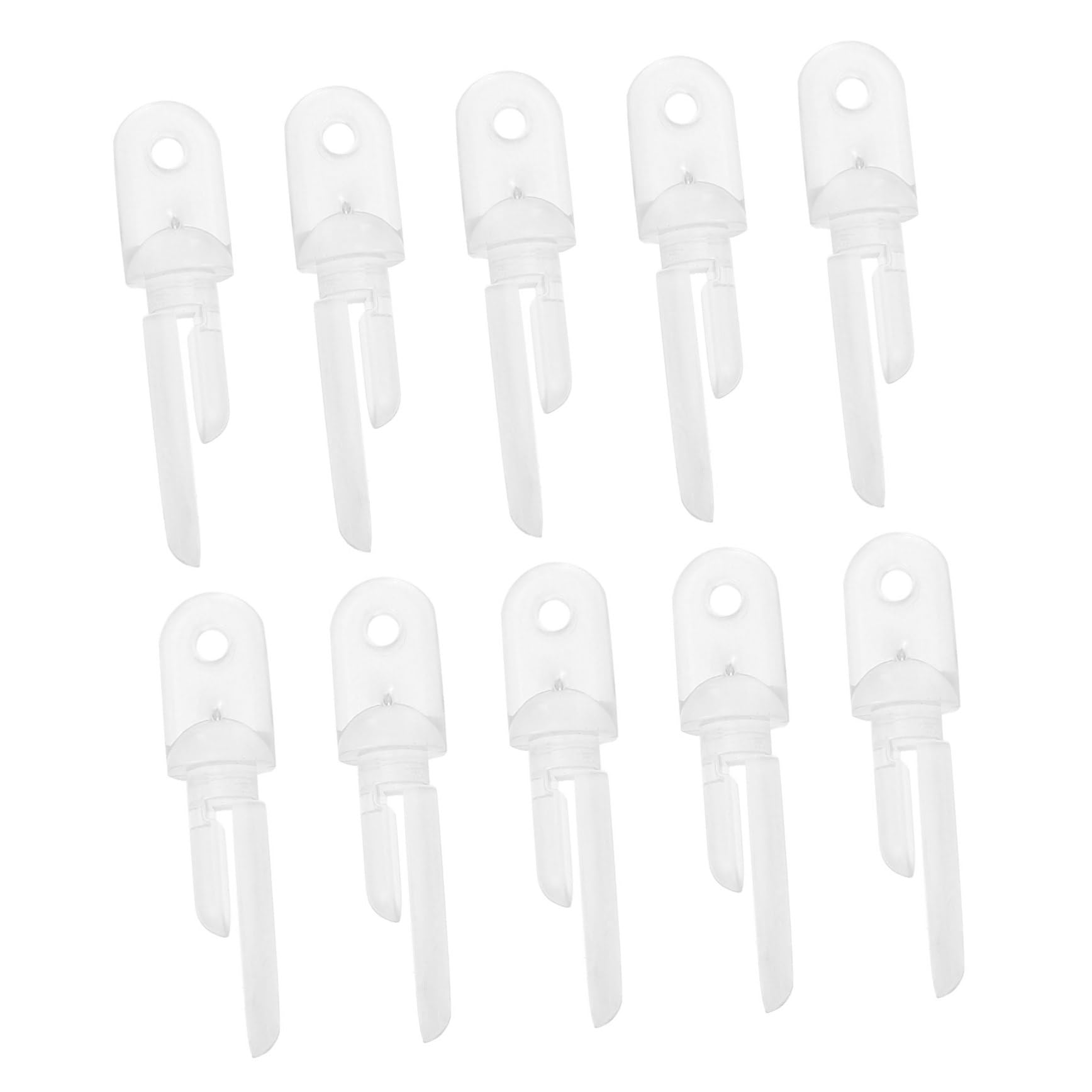 VINTORKY Blind Hook Accessory Set 10 Pieces Universal Hooks for Window Blinds and Curtain Rods
