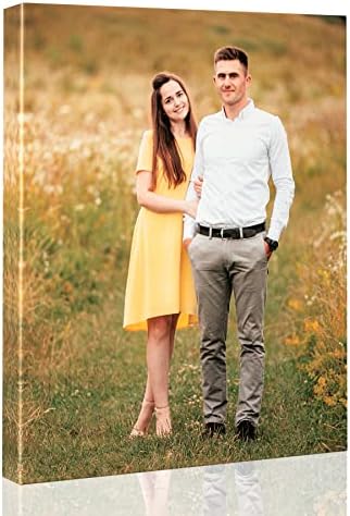 Personalized Pictures to Canvas for Wall 16x20 inches