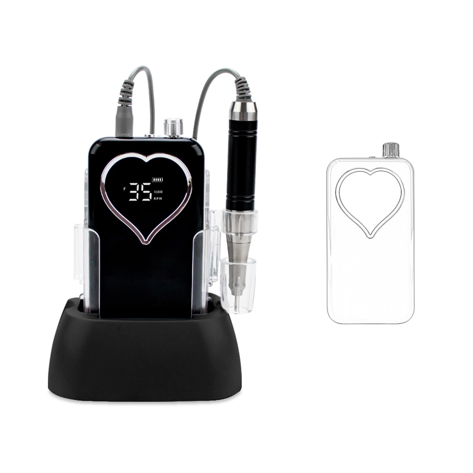 Amazon.co.jp: 電動ネイルマシン キット ハートデスクトップコードレス