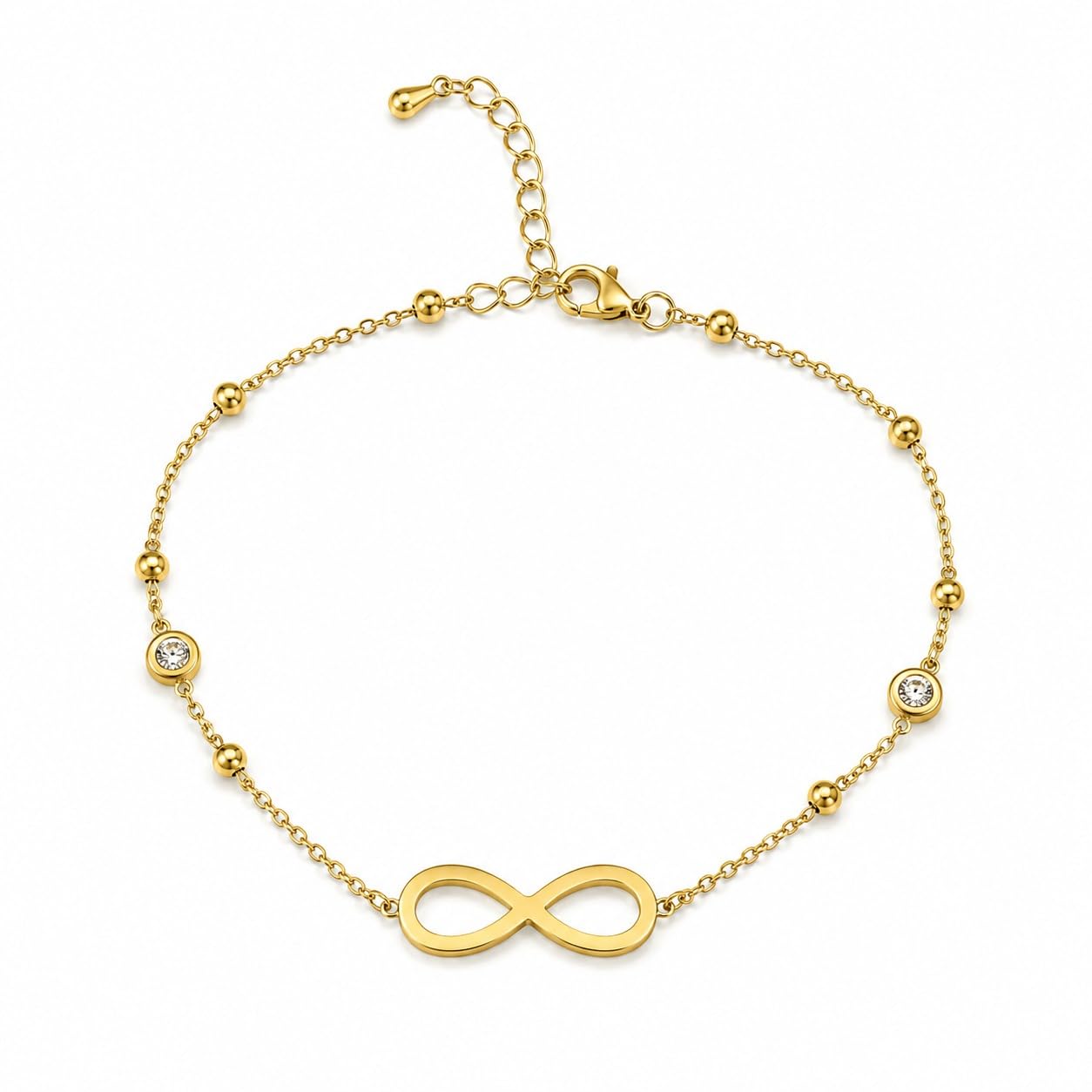 meenaz Anklet for women payal for woman Infinity anklets for girls Adjustable Foot Jewellery Anti tarnish | Birthday, Rakhi, Fancy Paayal Pattilu Pajeb Payel Ankle Chain Payl Paijan Kolusu Leg Chain 6-picture-12