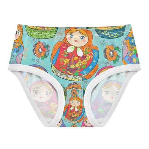 Colorful Nested Russia Dolls Toddler Girls's Underwear 2T 202c1234