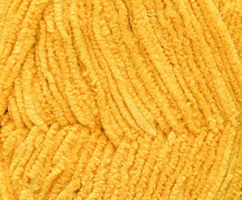 Image of Thick Chunky Wool, Elegance Mustard WL 600 gm Best Used with Knitting Needles, Crochet Needles Wool Yarn for Knitting. EA