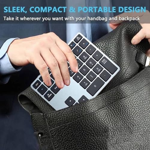Teclado numérico Bluetooth portátil para trabajar con comodidad en portátiles y PC 2