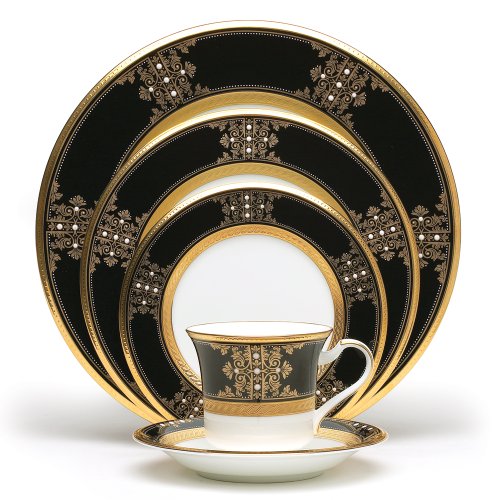 Noritake Evening Majesty 5-Piece Place Setting ,Black #TOP10