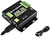 Waveshare USB TO RS232 / RS485 / TTL (UART) Industrial Isolated Converter with Original FT232RL Inside Aluminium Alloy Enclosure Power/ADI Magnetical Isolation,TVS Diode