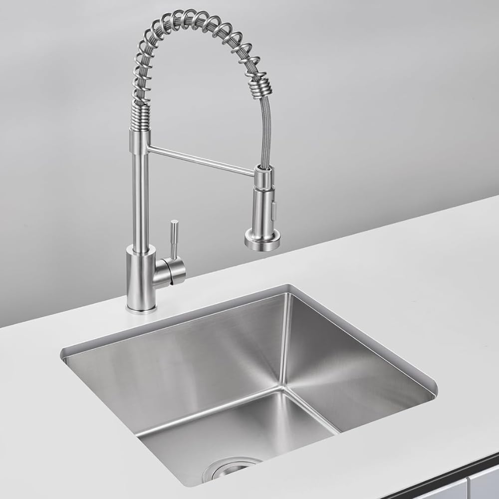 ZAP 304 Grade Stainless Steel Satin/Matte Finish with Square Coupling Single Bowl Sink (24 X 18 X 10 Glossy) (B08QQ5DLF3) Amazon Price History, Amazon Price Tracker