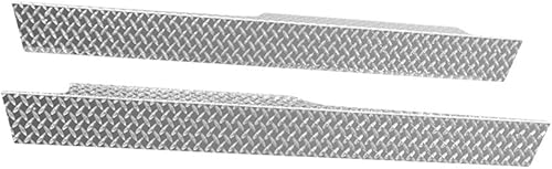 Panel basculante de placa de diamante de aluminio SGC para carrito de golf EZGO RXV (juego de 2)