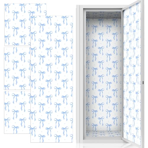 Gosodeny 6 Pcs Blue Bow Locker Magnetic Wallpaper 12 x 12 Bow Locker Accessories Wall Magnetic Wallpaper for School Supplies Purpul Accessories First Day of School Essentials
