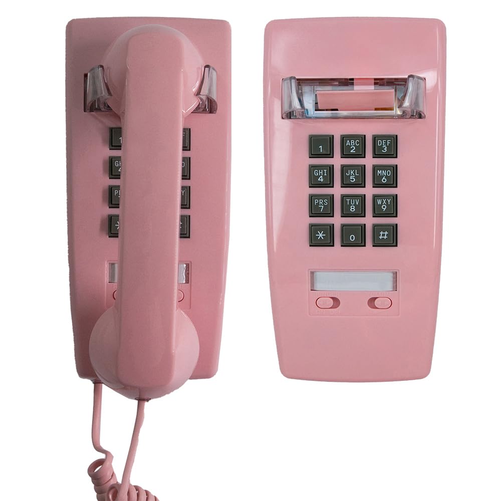 GHYTMTHOT Wall Phone, Wall Phones for landline Wall Mount, Used for Hotel School and Home.