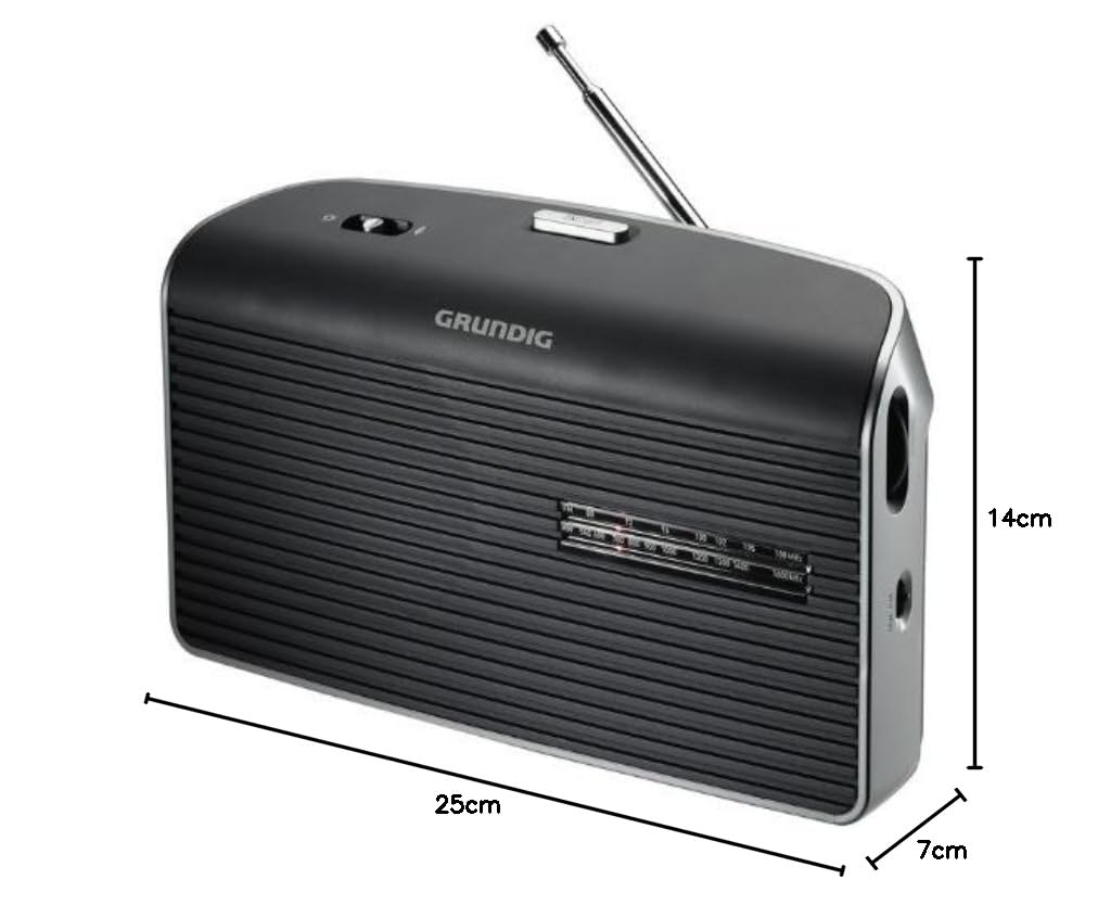 Grundig Music 60 Empfangsstarkes Radio im modernen Design grau