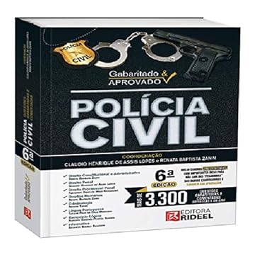 Capa do livro Gabaritado e Aprovado - Polícia Civil
