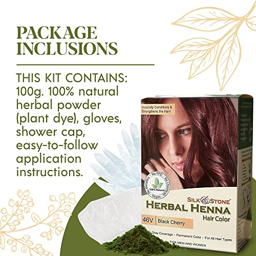 46V Black Cherry Tinte Capilar Herbal Henna miniatura 6