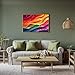 Puzzles for Adults 500 Pieces, Colorful Wall Art Jigsaw Puzzles -ChromaFlow Whispers, Impossible Puzzle for Rainbow Wall Decor