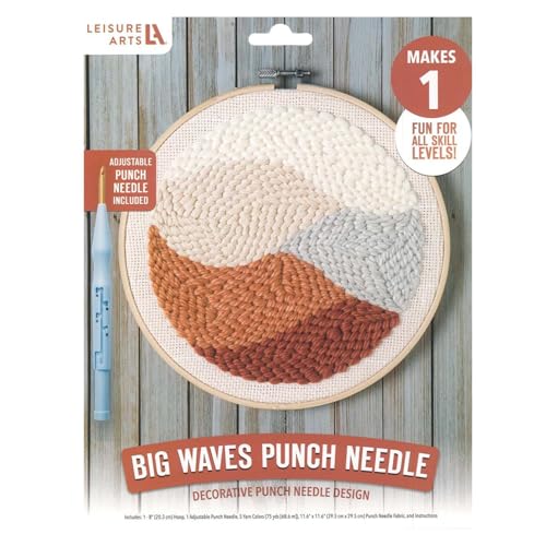 Leisure Arts Mini Maker Punch Needle Kit, Copper