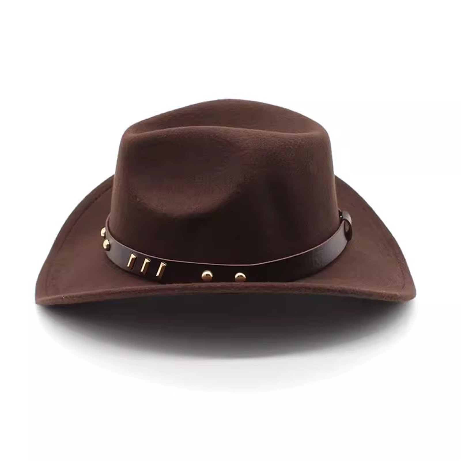 Cappello da Cowboy Cappello da Cowboy Vintage con Cintura Occidentale, Cappello in Tweed, a Bombetta, for Esterni per Uomo e Donna