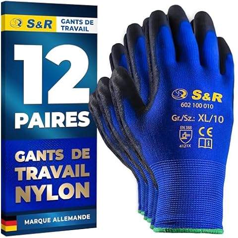 Gants de Travail S&R Taille 10 Cover