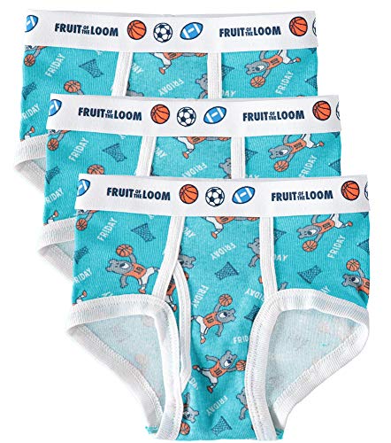 Fruit of the Loom Boys Cotton Brief (Multipack) (Assorted (Pack of 3), Medium) - image 3