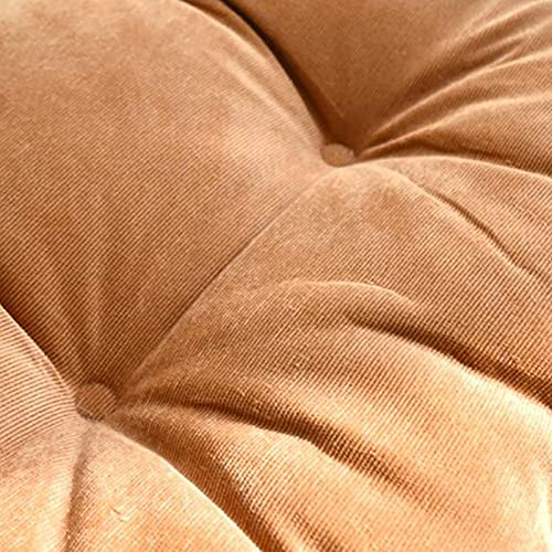 Superweiches, atmungsaktives Tatami-Bodenkissen, dickes Sitzkissen für extra große Stuhl, Wohnzimmer, Schlafzimmer, Sofakissen, bequem und stützend, 55,9 x 55,9 x 10,2 cm, Grau – Bild 4