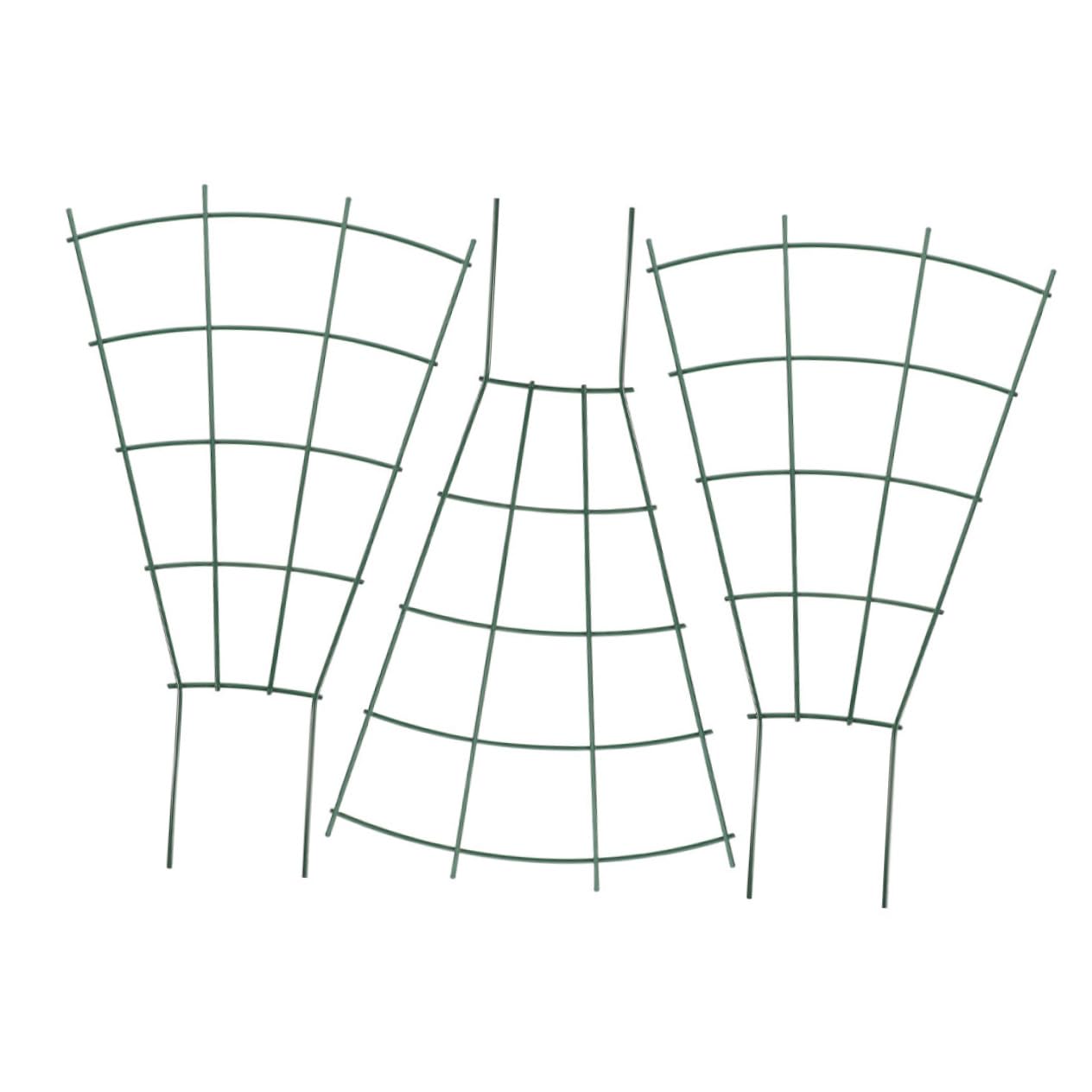Set di tralicci da giardino per piante rampicanti, 4 pezzi, pergola in metallo, gabbia per pomodori, cetrioli, traliccio da parete, supporto per piante da esterno per aiuole rialzate e piante di vite