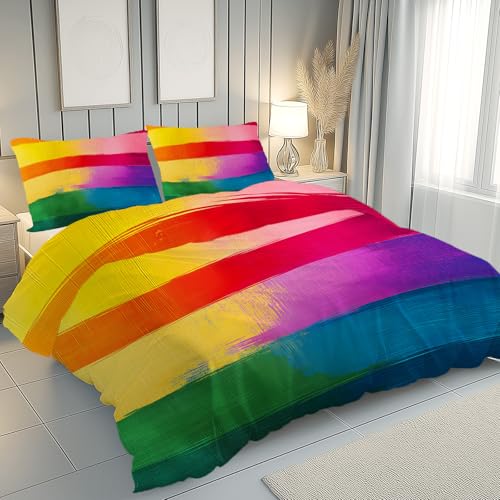 Housse de couette microfibre 240x260 avec fermeture éclair pratique - 4
