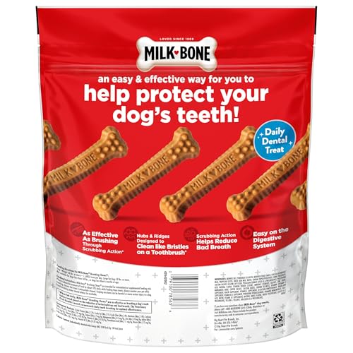 Milk-Bone 079100785636 Original Brushing Chews 25 Large Daily Dental Dog Treats Scrubbing Action Helps Clean Teeth thumb #3