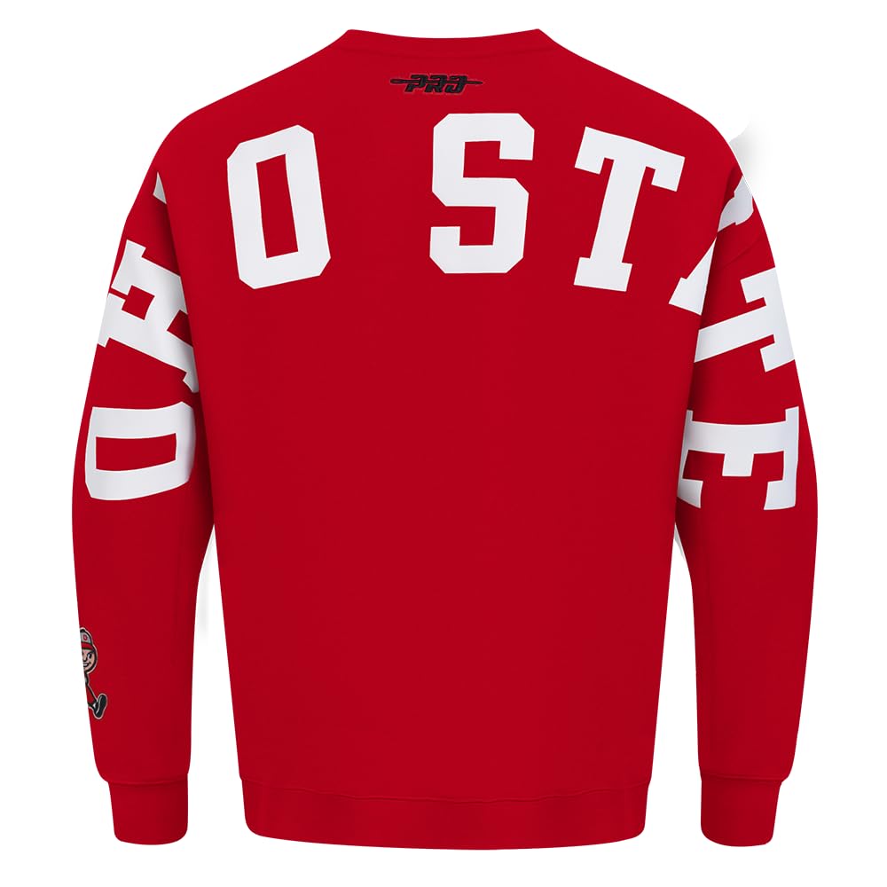 Pro Standard Mens College Wingspan Fleece Crewneck Sweatshirt