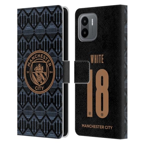Head Case Designs Officially Licensed Manchester City Man City FC Ellen White 2020/21 Women's Away Kit Group 1 Leather Book Wallet Case Cover Compatible with Xiaomi Redmi A2
