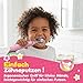 ReDISEN Toddler Electric Toothbrush with 360° Brush Head for All-Around Clean, Baby Sonic Toothbrush with Gentle Vibrations for Ages 1-5, LED Lights & 2-Min Timer Attract Kids Interest (Pink Unicorn)