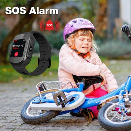sekyo S2 Pro Calling Smart Watch for Kids | Kids SmartWatch for Boys & Girls | Location Tracking, Camera, SOS, Safe Zone | 4G/5G Sim Card Support | App Control | TXT/Voice SMS | Long Battery -Black sekyo S2 Pro Calling Smart Watch for Kids | Kids SmartWatch for Boys & Girls | Location Tracking, Camera, SOS, Safe Zone | 4G/5G Sim Card Support | App Control | TXT/Voice SMS | Long Battery -Black
