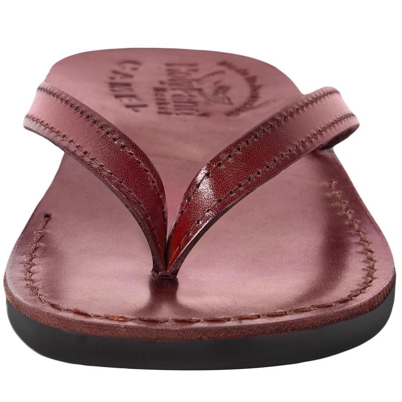 Holy Land Market Men/Women Biblical Jesus Leather Sandals/Slides From Jerusalem (Jericho Style)2