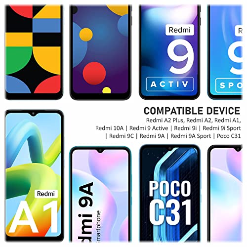 Image of Mr.Shield Top-Notch HD+ Tempered Glass Screen Protector Guard for Redmi A2 Plus / A2 / A1 / 10A / 9 Activ / 9I / 9I Sport / 9C / 9A / 9A Sport and Poco C31 (6.52 Inch)