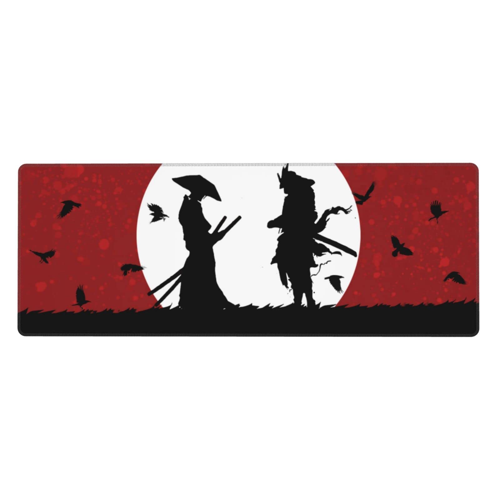 Alfombrilla De Mouse Para Juegos Con Temática Japonesa De 31.5 × 11.8 X 0.12 Pulgadas, Extra Grande, Base De Goma Antideslizante, Alfombrilla De Escritorio Personalizada Para El Hogar, Computadora