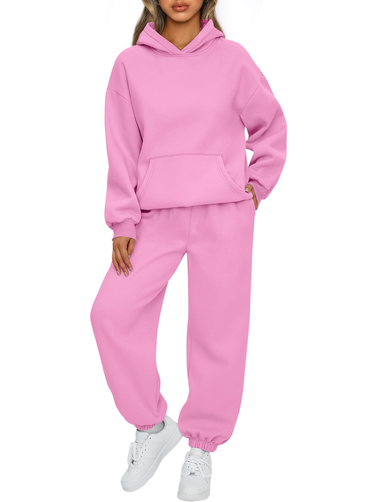 AUTOMET Womens 2 Piece Lounge Sweat Sets Fall Fashion Matching Sweatsuits