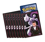 Official Pokemon TCG Card Sleeves - Destined Rivals ETB (Mewtwo) 65 Count - Card Protectors - Tournament Legal