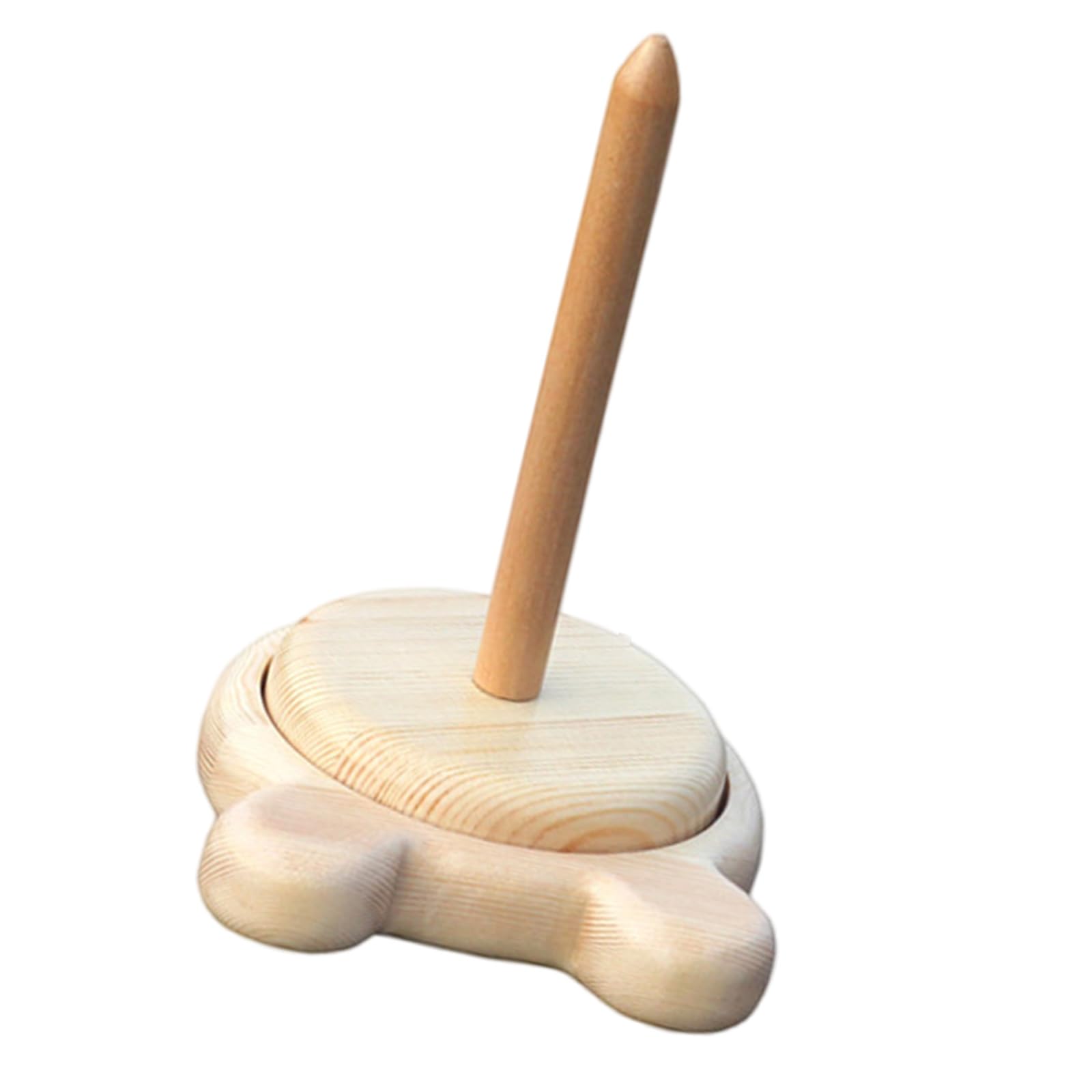 Xjdzineq Rotating Yarn Dispenser Wood Holder for Crocheting Knitting Organiser for Beginner Adult Knitting Weaving Crochet Tool