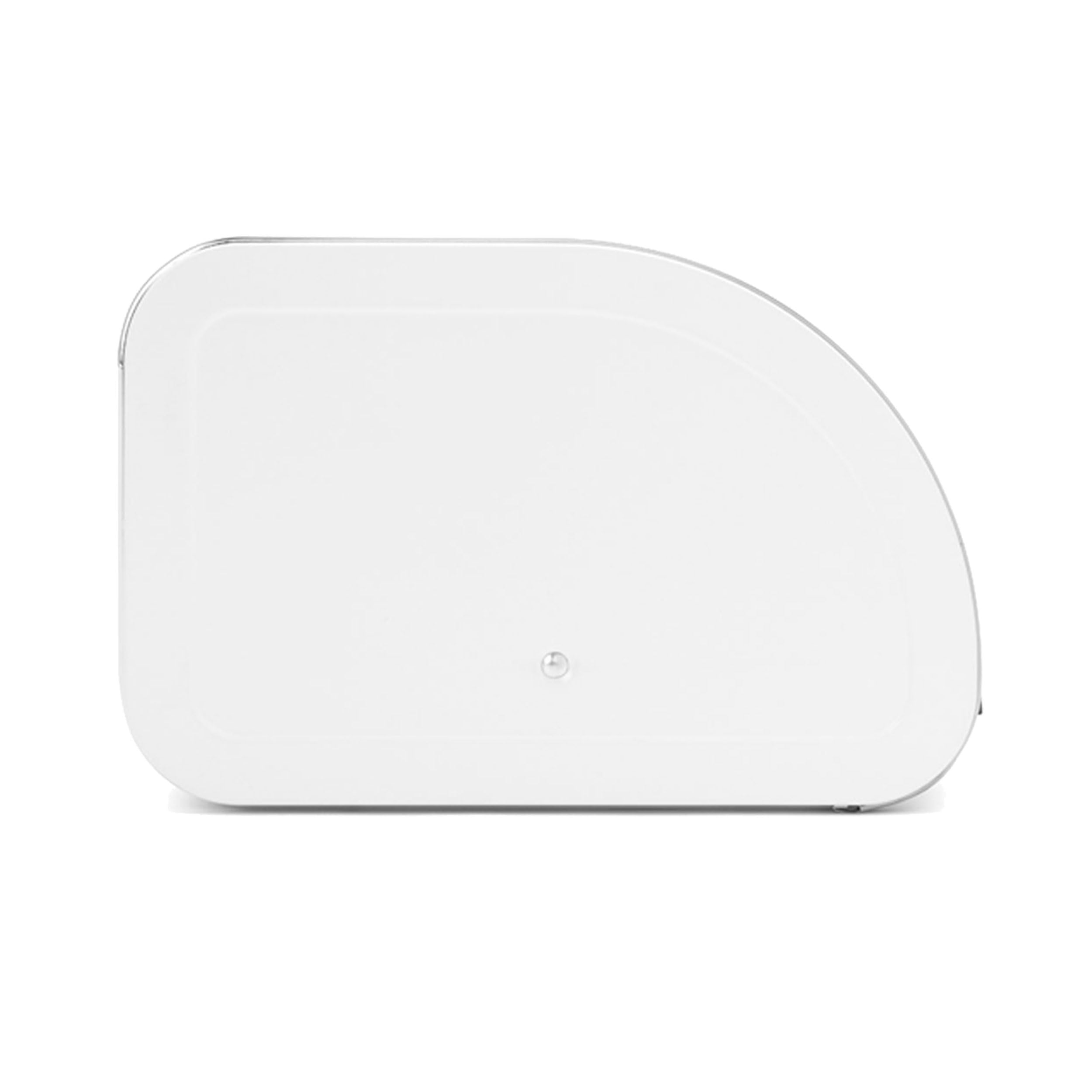 Brabantia Panera con tapa deslizante, color blanco, tamaño mediano