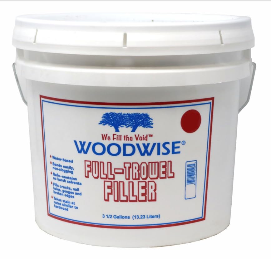 Woodwise Full-Trowel Wood Filler 3.5 Gallon (Red Oak)