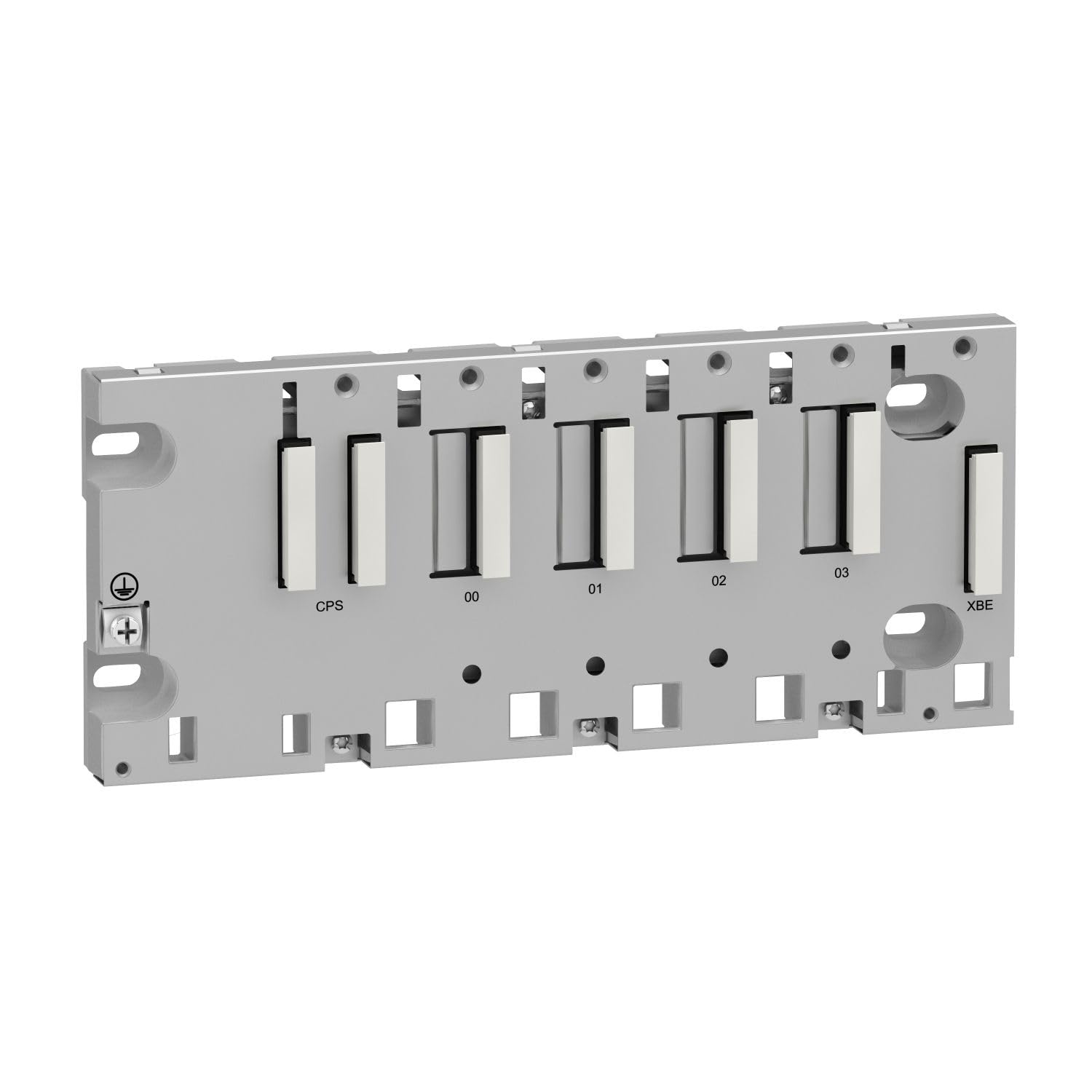 Rack 04 Pos M340 CC embase de connexion pour blocs d'entrées sorties
