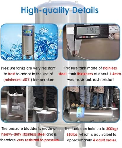 Réservoir de pression de stockage d'eau pour optimiser la pompe de puits