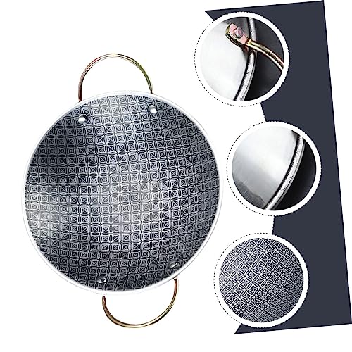 Juego de 3 piezas de Wok de acero inoxidable miniatura 2