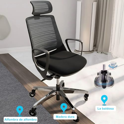 Rodajas para sillas de oficina 15 Imagen adicional