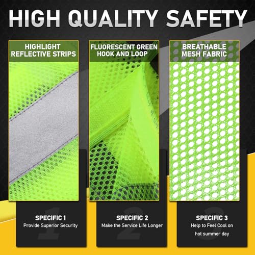 Image of Unittype Safety Mesh Vest for Men Women