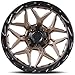 Lock Offroad Matrix 17x9 5x127/5x139.7-12et 87.1 Matte Bronze W/Matte Black Ring