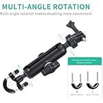 SEVAM-Action-360Camera-Mount-for-Motorbike-Handlebar-Holder-Bracket-Metal-Stand-GoPro-Hero109876543-Action-Cameras-Accessory-Fits-Bicycle-Motorcycle-Handlebar-Holder